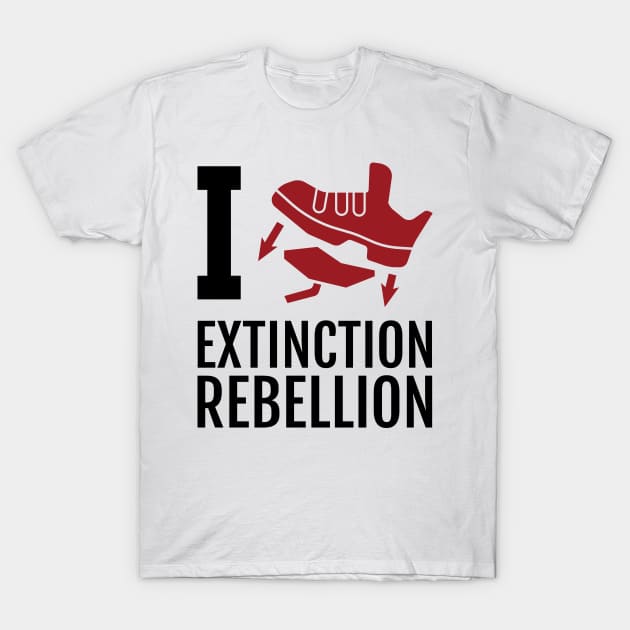 anti climate protest. i gaspedal extinction rebellion. Satire. T-Shirt by JJadx